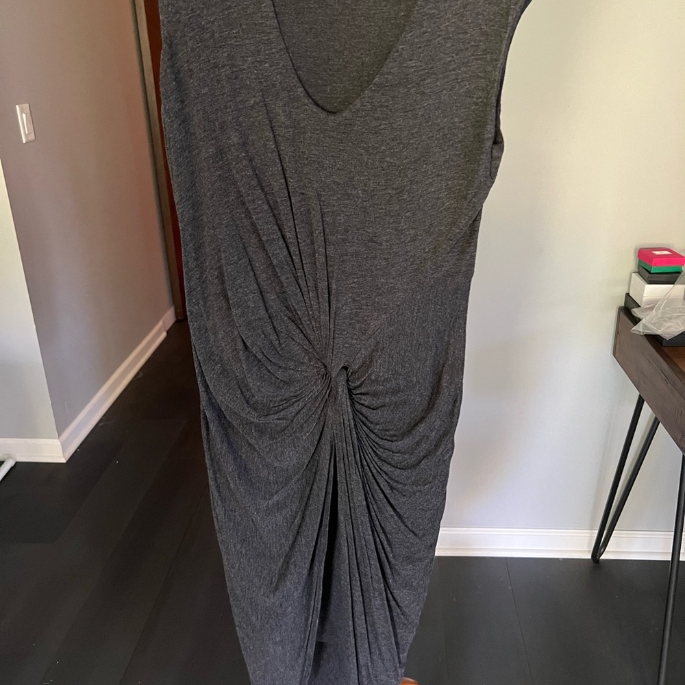 Draped knee length dress